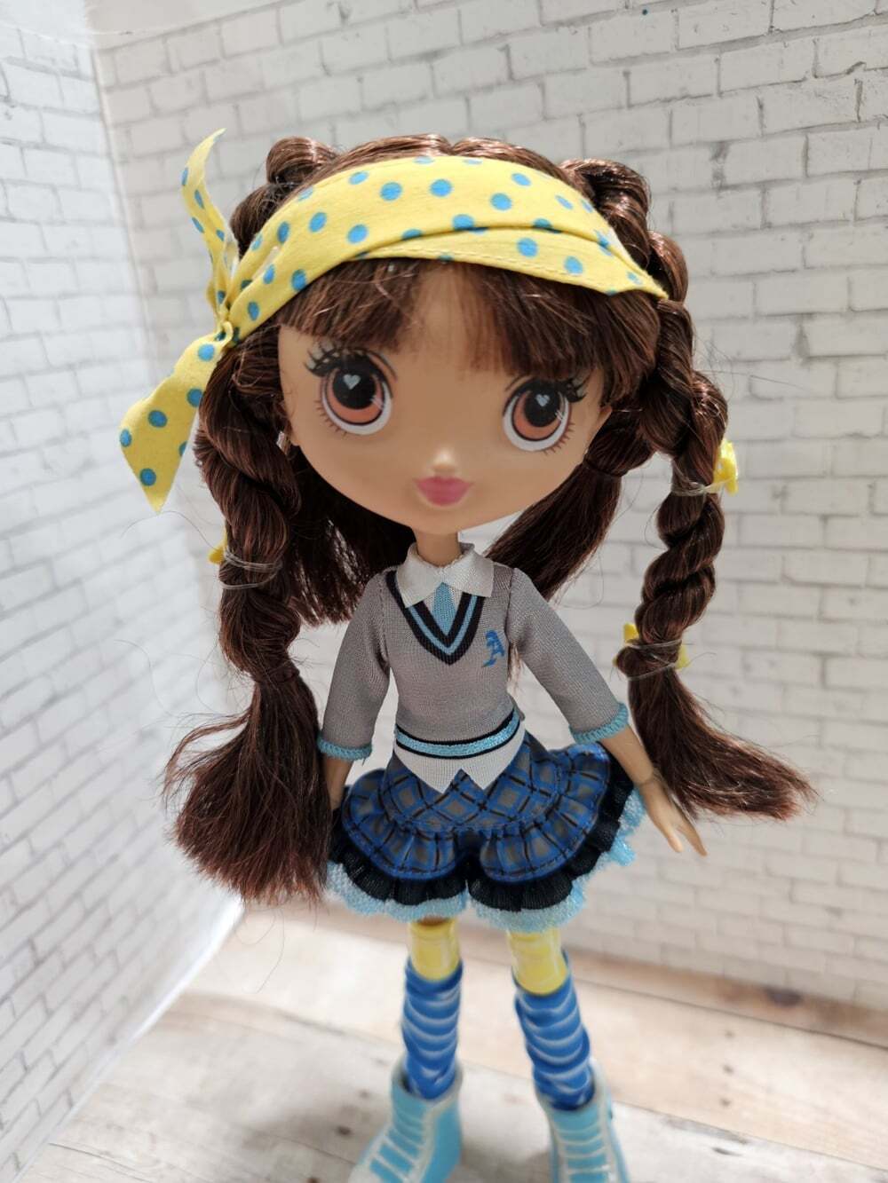 Mattel Kuu Kuu Harajuku Fashion Angel Doll School Uniform Kawaii FFB25